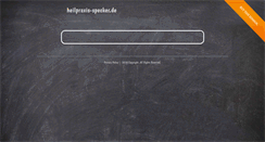 Desktop Screenshot of heilpraxis-specker.de