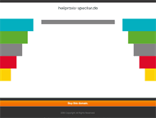 Tablet Screenshot of heilpraxis-specker.de